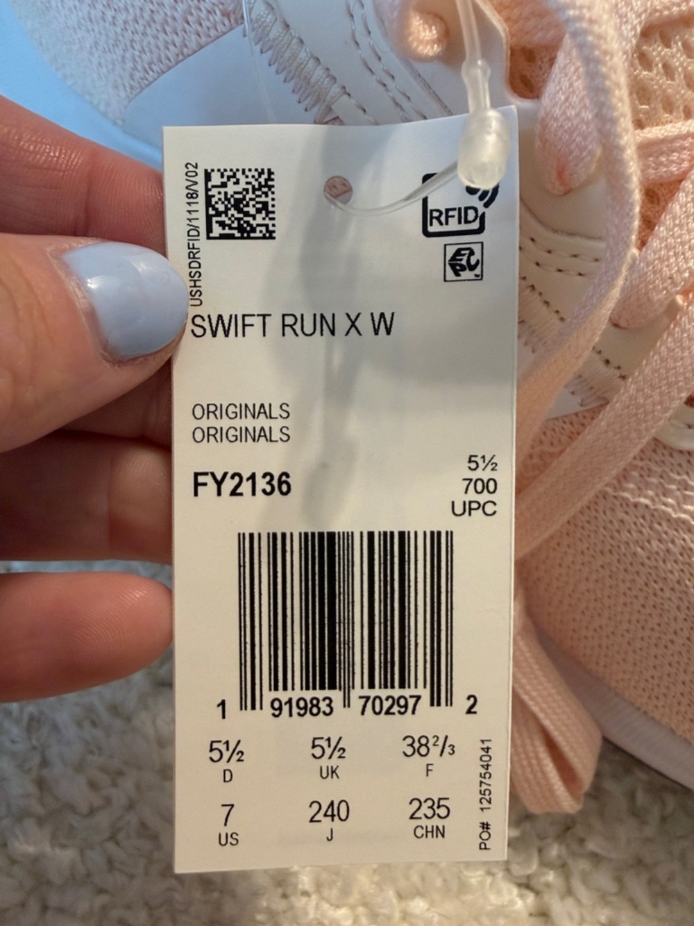 Adidas Pink Knit Running Sneakers - Picture 6 of 6